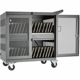 Tripp Lite by Eaton Multi-Device Charging Cart, 32 USB Ports, iPad and Android Tablets, Wall-Mount Option, Black — CSC32USB