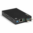 StarTech.com Gigabit Ethernet Copper-to-Fiber Media Converter - SM LC - 10 km - Ethernet Media Converter - GbE Converter — ET91000SM10