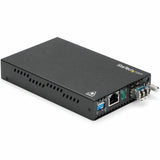 StarTech.com Gigabit Ethernet Copper-to-Fiber Media Converter - SM LC - 20 km - Ethernet Media Converter - GbE Converter — ET91000SM20