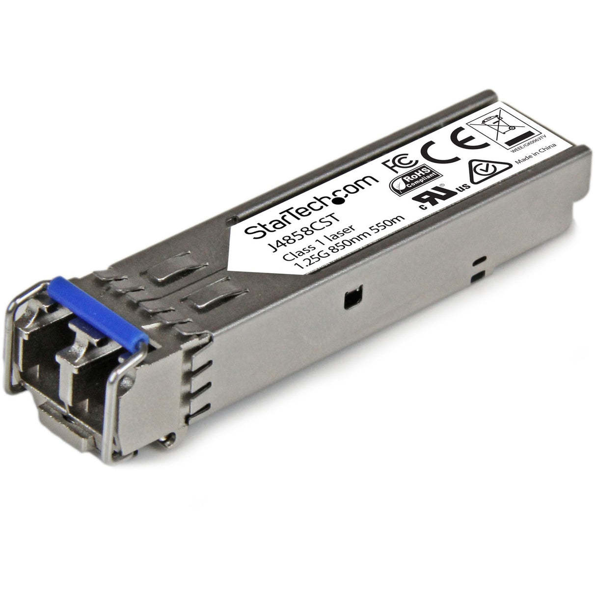 StarTech.com HPE J4858C Compatible SFP Module - 1000BASE-SX - 1GE Gigabit Ethernet SFP 1GbE Multi Mode (MMF) Fiber Optic Transceiver 550m — J4858CST