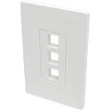 Tripp Lite by Eaton Single-Gang 3-Port Wall Plate Keystone Cat5/6 USB HDMI Dport RCA — N080-103