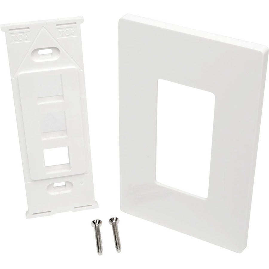 Tripp Lite by Eaton Single-Gang 3-Port Wall Plate Keystone Cat5/6 USB HDMI Dport RCA — N080-103