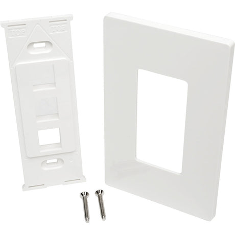 Tripp Lite by Eaton Single-Gang 3-Port Wall Plate Keystone Cat5/6 USB HDMI Dport RCA — N080-103