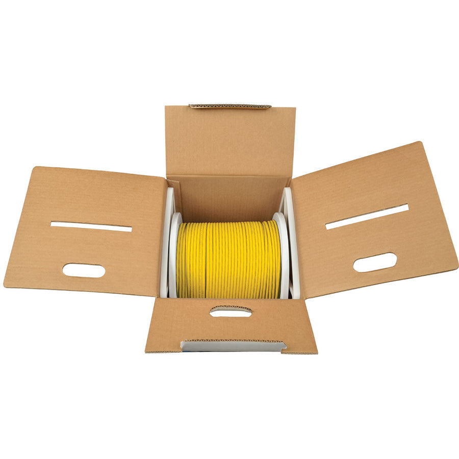 Tripp Lite Cat6 Gigabit Solid Core UTP PVC Bulk Ethernet Cable Yellow 1000 ft. (304.8 m) TAA — N222-01K-YW