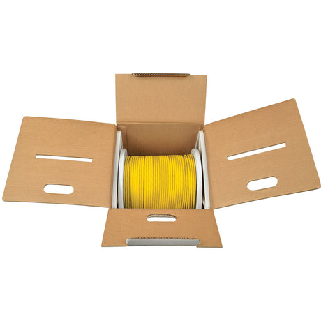 Tripp Lite Cat6 Gigabit Solid Core UTP PVC Bulk Ethernet Cable Yellow 1000 ft. (304.8 m) TAA — N222-01K-YW