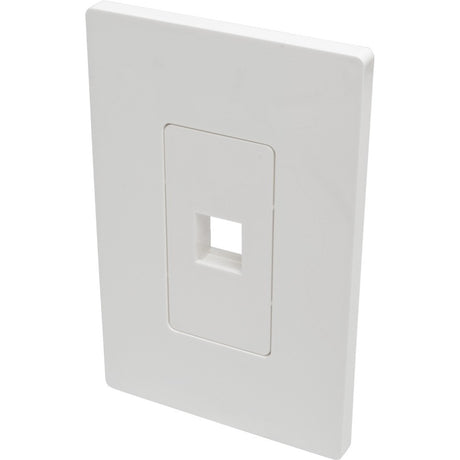 Tripp Lite by Eaton Single-Gang 1-Port Wall Plate Keystone Cat5/6 USB HDMI Dport RCA — N080-101