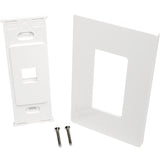 Tripp Lite by Eaton Single-Gang 1-Port Wall Plate Keystone Cat5/6 USB HDMI Dport RCA — N080-101