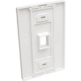 Tripp Lite by Eaton Single-Gang 1-Port Wall Plate Keystone Cat5/6 USB HDMI Dport RCA — N080-101