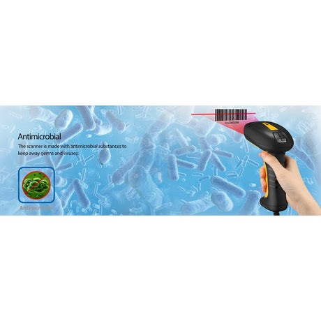 Adesso NuScan 2400U Waterproof Handheld CCD Barcode Scanner — NUSCAN 2400U