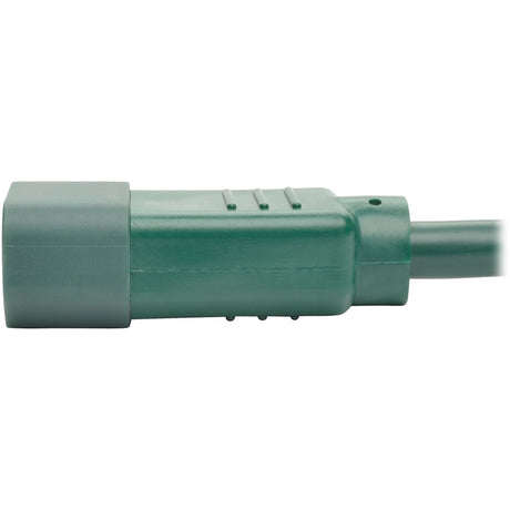 Eaton Tripp Lite Series PDU Power Cord, C13 to C14 - 10A, 250V, 18 AWG, 3 ft. (0.91 m), Green — P004-003-AGN