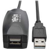 Eaton Tripp Lite Series USB 2.0 Active Extension Repeater Cable (A M/F), 15M (49.21 ft.) — U026-15M