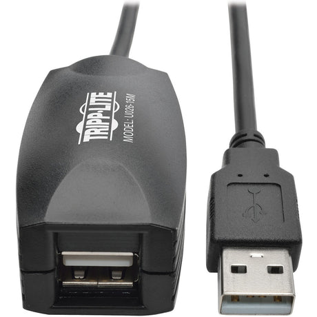 Eaton Tripp Lite Series USB 2.0 Active Extension Repeater Cable (A M/F), 15M (49.21 ft.) — U026-15M