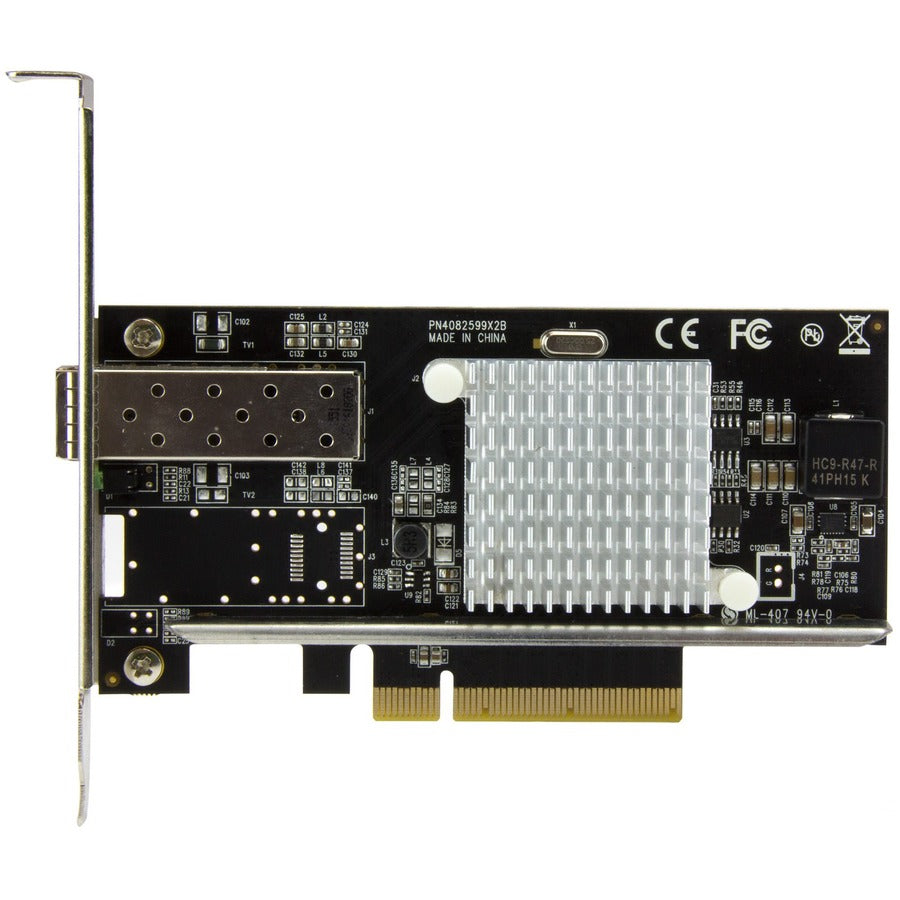 StarTech.com 10G Network Card - 1x 10G Open SFP+ Multimode LC Fiber Connector - Intel 82599 Chip - Gigabit Ethernet Card — PEX10000SRI