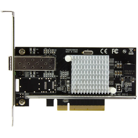 StarTech.com 10G Network Card - 1x 10G Open SFP+ Multimode LC Fiber Connector - Intel 82599 Chip - Gigabit Ethernet Card — PEX10000SRI