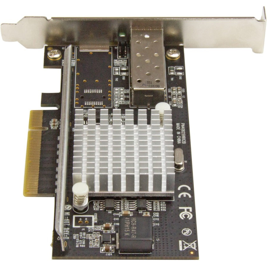 StarTech.com 10G Network Card - 1x 10G Open SFP+ Multimode LC Fiber Connector - Intel 82599 Chip - Gigabit Ethernet Card — PEX10000SRI