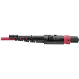 Eaton Tripp Lite Series 100G MTP/MPO Multimode OM4 Plenum-Rated Fiber Optic Cable (F/F), 12 Fiber, 40/100GBASE-SR4, Push/Pull Tabs, Magenta, 2 m — N845-02M-12-MG