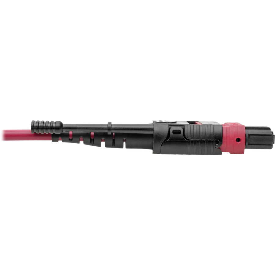 Eaton Tripp Lite Series 100G MTP/MPO Multimode OM4 Plenum-Rated Fiber Optic Cable (F/F), 12 Fiber, 40/100GBASE-SR4, Push/Pull Tabs, Magenta, 5 m — N845-05M-12-MG