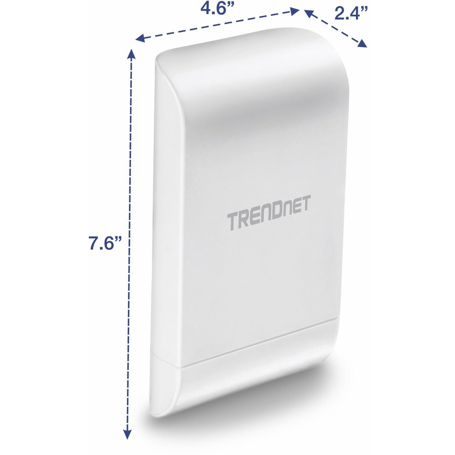 TRENDnet 10dBi Wireless N300 Outdoor PoE Pre-configured Point-to-Point Bridge Bundle Kit, Two Pre-Configured Wireless N Access Points, IPX6 Rated Housing, 10 dBi Antennas, White, TEW-740APBO2K