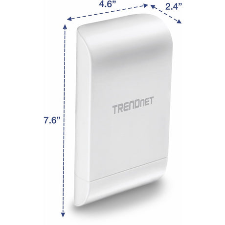 TRENDnet 10dBi Wireless N300 Outdoor PoE Pre-configured Point-to-Point Bridge Bundle Kit, Two Pre-Configured Wireless N Access Points, IPX6 Rated Housing, 10 dBi Antennas, White, TEW-740APBO2K