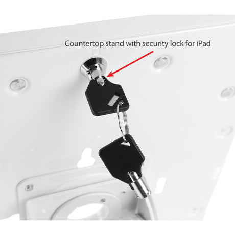 SIIG Security Countertop Kiosk & POS Stand for iPad — CE-MT2611-S1