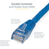 StarTech.com 7ft CAT6 Ethernet Cable - Blue Molded Gigabit - 100W PoE UTP 650MHz - Category 6 Patch Cord UL Certified Wiring/TIA — C6PATCH7BL