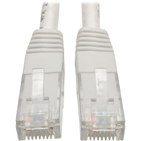 Eaton Tripp Lite Series Cat6 Gigabit Molded (UTP) Ethernet Cable (RJ45 M/M), PoE, White, 2 ft. (0.61 m) — N200-002-WH