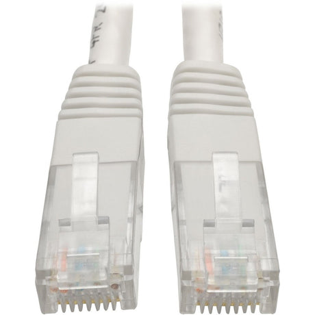 Eaton Tripp Lite Series Cat6 Gigabit Molded (UTP) Ethernet Cable (RJ45 M/M), PoE, White, 2 ft. (0.61 m) — N200-002-WH