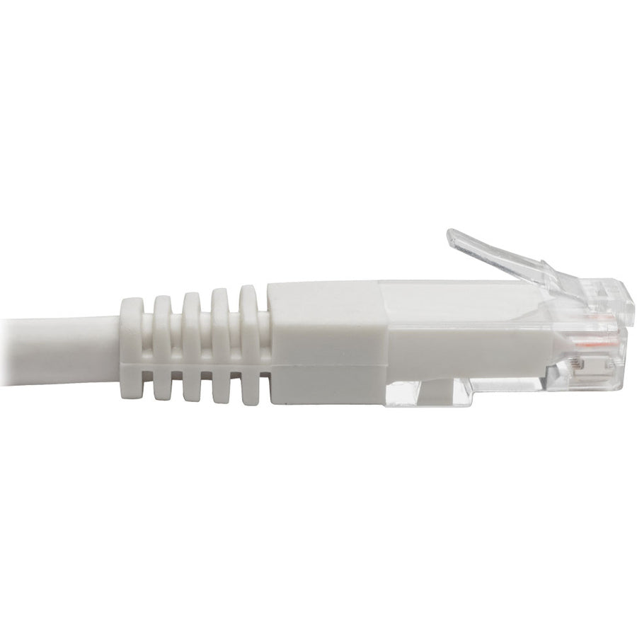 Eaton Tripp Lite Series Cat6 Gigabit Molded (UTP) Ethernet Cable (RJ45 M/M), PoE, White, 2 ft. (0.61 m) — N200-002-WH