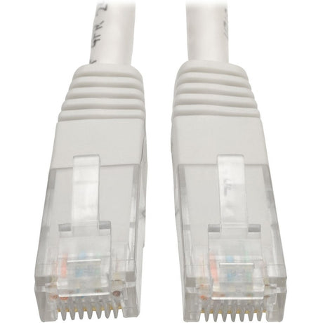 Eaton Tripp Lite Series Cat6 Gigabit Molded (UTP) Ethernet Cable (RJ45 M/M), PoE, White, 15 ft. (4.57 m) — N200-015-WH