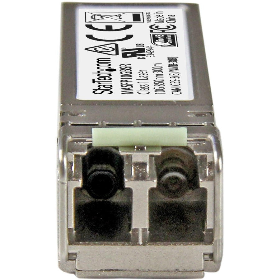 StarTech.com Cisco Meraki MA-SFP-10 GB-SR Comp. SFP+ Module - 10GBASE-SR - 10GbE Gigabit Ethernet Multimode Fiber MMF Optic Transceiver — MASFP10GBSR