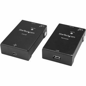 StarTech.com USB 2.0 Extender Kit over Cat5e/Cat6 Cable (RJ45) - Up to 165ft (50m) - USB Port over Ethernet Cable - Powered - 480Mbps — USB2001EXTV