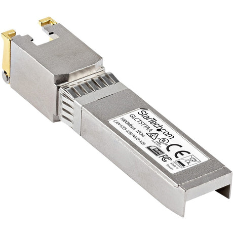 StarTech.com Cisco GLC-T Compatible SFP Module - 1000BASE-T - 1GE Gigabit Ethernet SFP SFP to RJ45 Cat6/Cat5e Transceiver - 100m — GLCTSTTAA