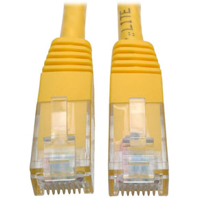 Eaton Tripp Lite Series Cat6 Gigabit Molded (UTP) Ethernet Cable (RJ45 M/M), PoE, Yellow, 2 ft. (0.61 m) — N200-002-YW