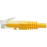 Eaton Tripp Lite Series Cat6 Gigabit Molded (UTP) Ethernet Cable (RJ45 M/M), PoE, Yellow, 2 ft. (0.61 m) — N200-002-YW