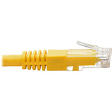 Eaton Tripp Lite Series Cat6 Gigabit Molded (UTP) Ethernet Cable (RJ45 M/M), PoE, Yellow, 3 ft. (0.91 m) — N200-003-YW