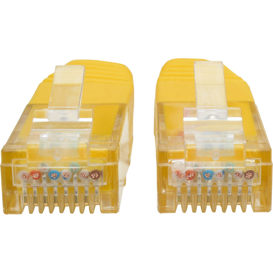 Eaton Tripp Lite Series Cat6 Gigabit Molded (UTP) Ethernet Cable (RJ45 M/M), PoE, Yellow, 3 ft. (0.91 m) — N200-003-YW