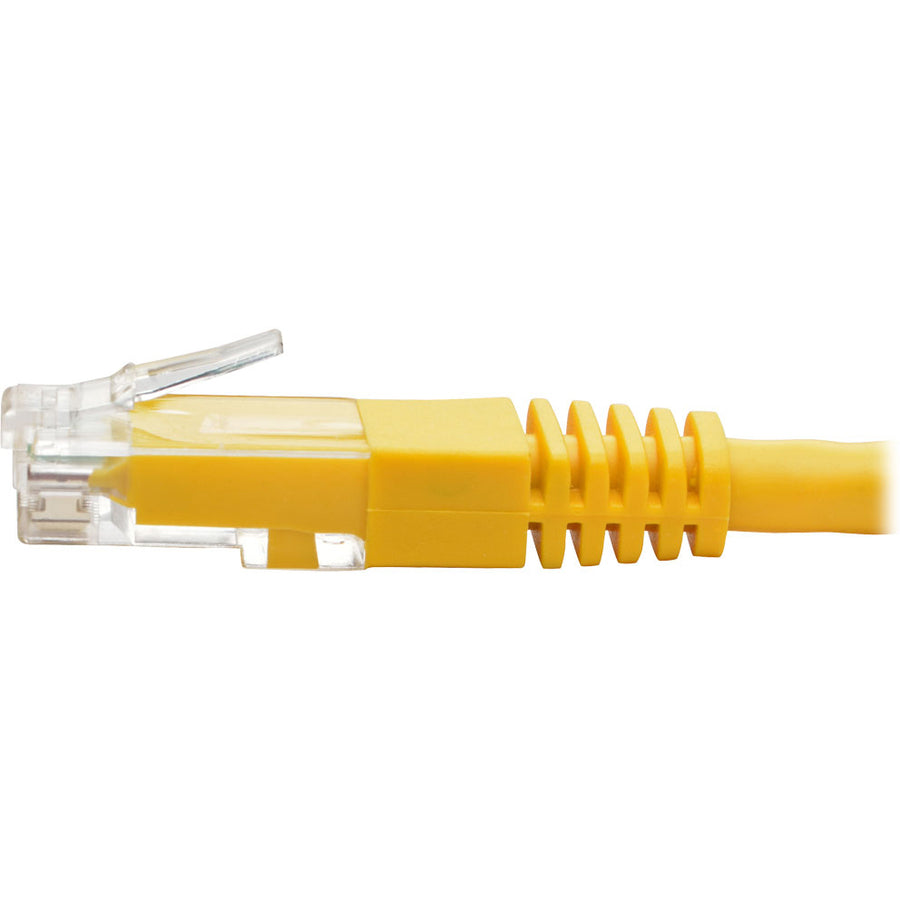 Eaton Tripp Lite Series Cat6 Gigabit Molded (UTP) Ethernet Cable (RJ45 M/M), PoE, Yellow, 5 ft. (1.52 m) — N200-005-YW