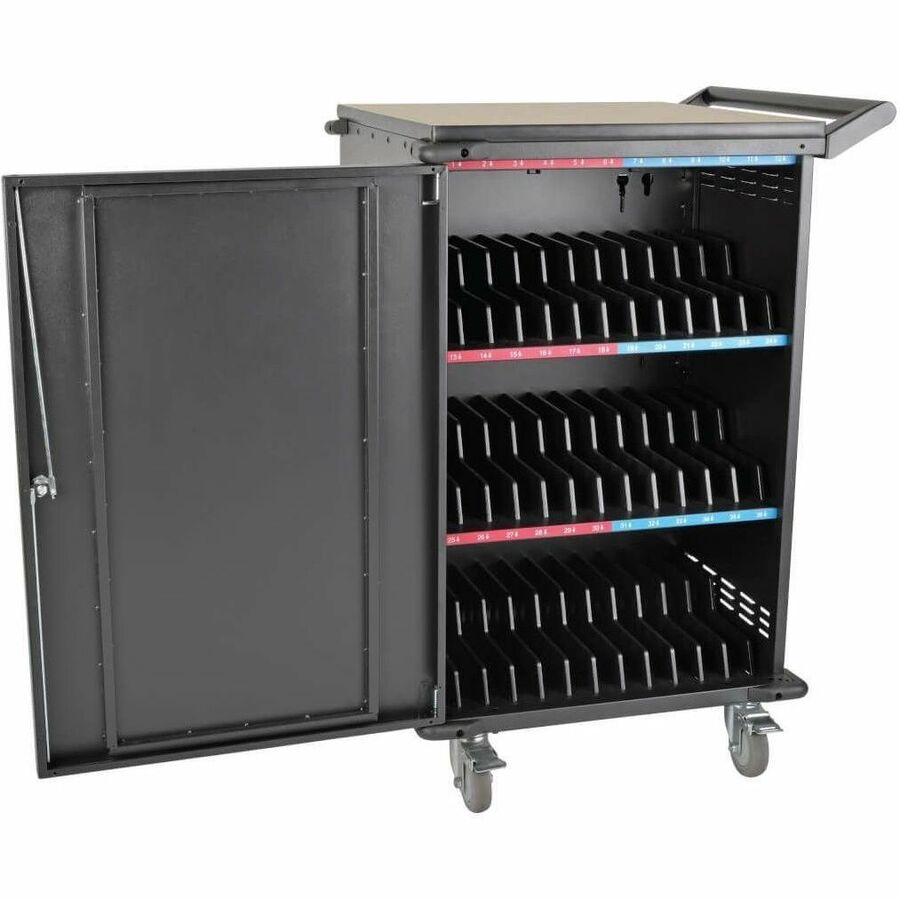 Tripp Lite by Eaton Multi-Device Charging Cart, 36 AC Outlets, Chromebooks and Laptops, Black — CSC36AC