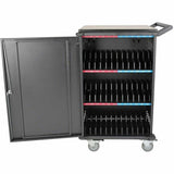 Tripp Lite by Eaton Multi-Device Charging Cart, 36 AC Outlets, Chromebooks and Laptops, Black — CSC36AC