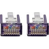Eaton Tripp Lite Series Cat6 Gigabit Snagless Molded (UTP) Ethernet Cable (RJ45 M/M), PoE, Purple, 6 ft. (1.83 m) — N201-006-PU
