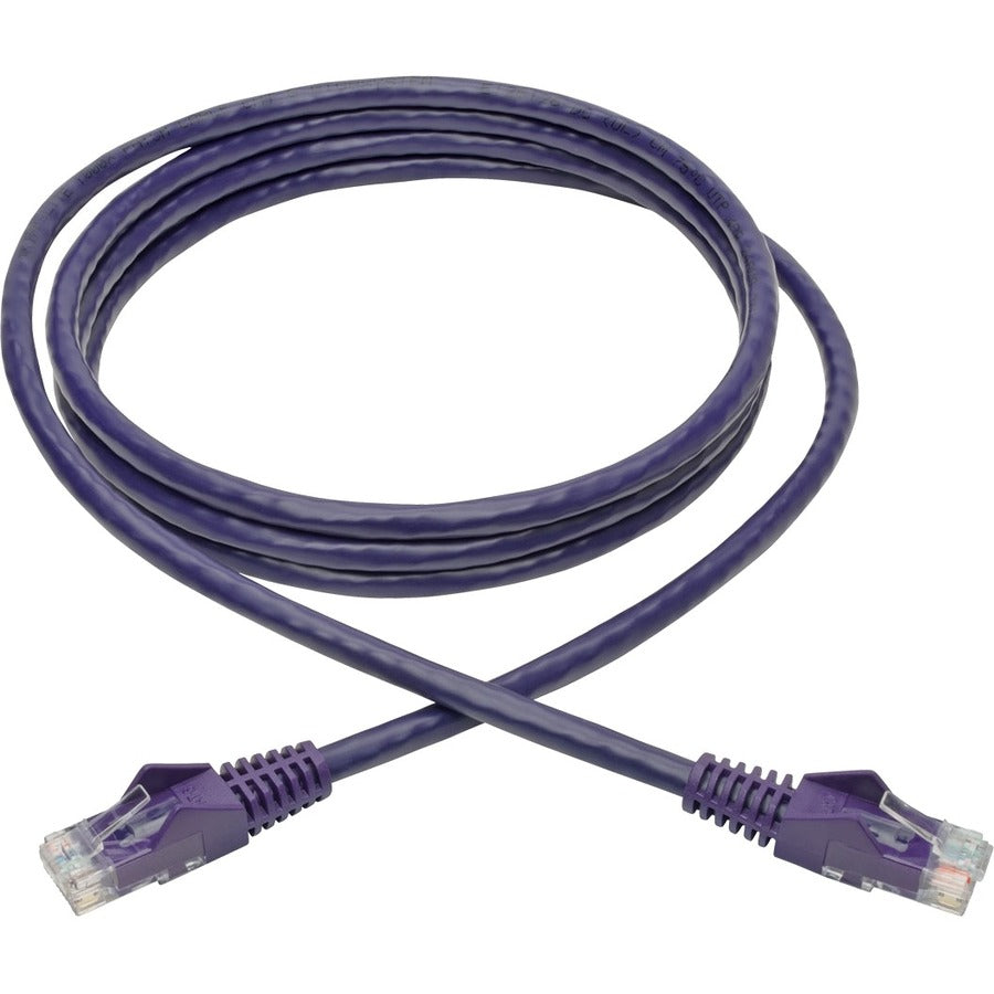 Eaton Tripp Lite Series Cat6 Gigabit Snagless Molded (UTP) Ethernet Cable (RJ45 M/M), PoE, Purple, 6 ft. (1.83 m) — N201-006-PU
