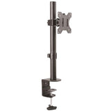 StarTech.com Single Monitor Desk Mount, Adjustable Monitor VESA Mount 34" (17.6lb/8kg) Display, Ergonomic Pole Mount Arm, C-Clamp/Grommet — ARMPIVOTV2