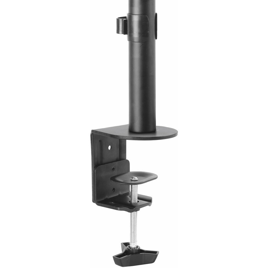 StarTech.com Single Monitor Desk Mount, Adjustable Monitor VESA Mount 34" (17.6lb/8kg) Display, Ergonomic Pole Mount Arm, C-Clamp/Grommet — ARMPIVOTV2