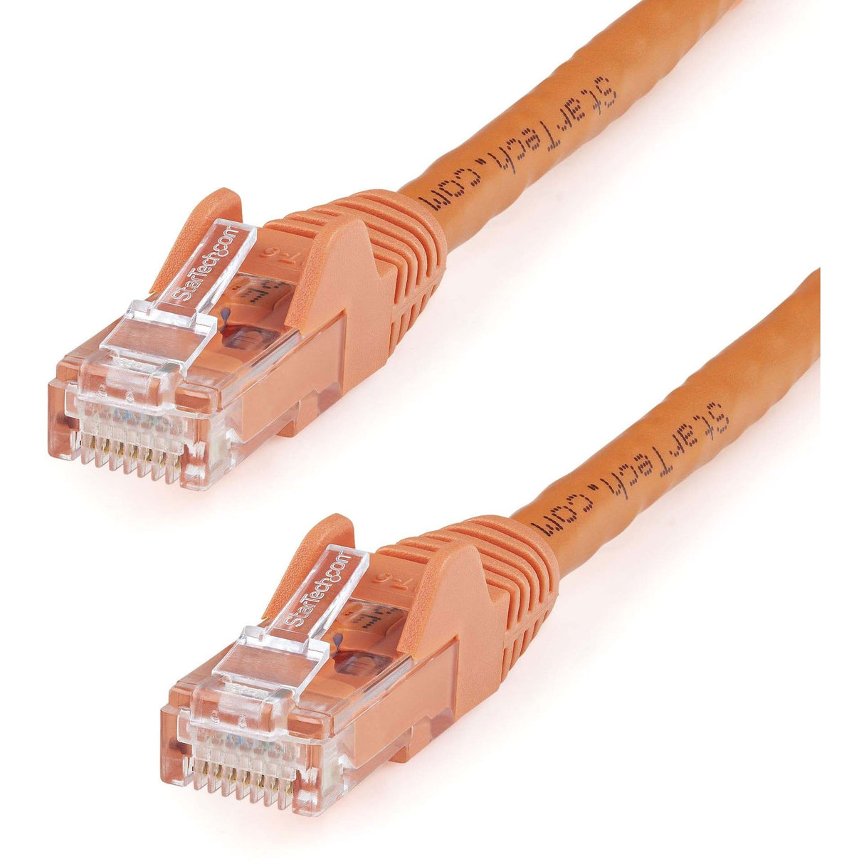 StarTech.com 2ft CAT6 Ethernet Cable - Orange Snagless Gigabit - 100W PoE UTP 650MHz Category 6 Patch Cord UL Certified Wiring/TIA — N6PATCH2OR