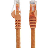 StarTech.com 2ft CAT6 Ethernet Cable - Orange Snagless Gigabit - 100W PoE UTP 650MHz Category 6 Patch Cord UL Certified Wiring/TIA — N6PATCH2OR
