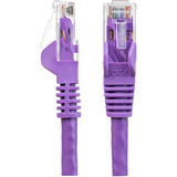 StarTech.com 4ft CAT6 Ethernet Cable - Purple Snagless Gigabit - 100W PoE UTP 650MHz Category 6 Patch Cord UL Certified Wiring/TIA — N6PATCH4PL