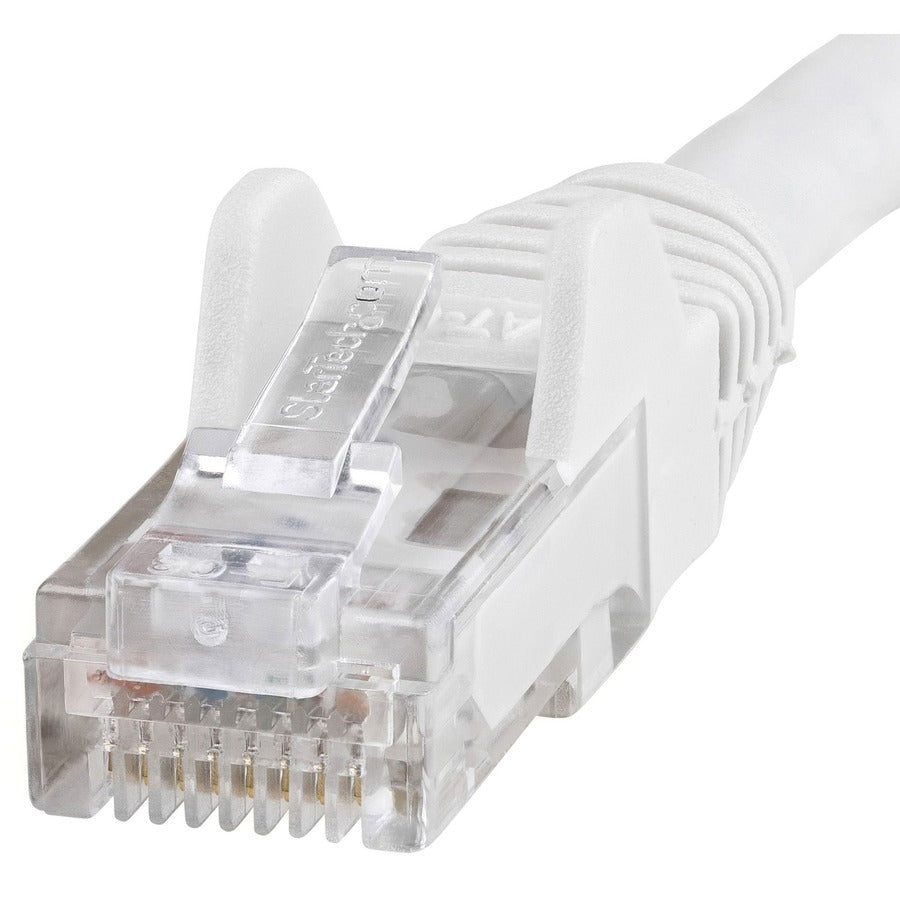 StarTech.com 6in CAT6 Ethernet Cable - White Snagless Gigabit - 100W PoE UTP 650MHz Category 6 Patch Cord UL Certified Wiring/TIA — N6PATCH6INWH