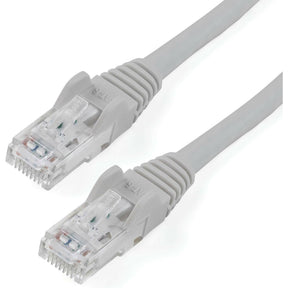 StarTech.com 6in CAT6 Ethernet Cable - Gray Snagless Gigabit - 100W PoE UTP 650MHz Category 6 Patch Cord UL Certified Wiring/TIA — N6PATCH6INGR
