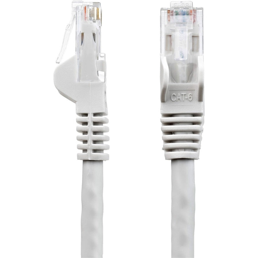 StarTech.com 6in CAT6 Ethernet Cable - Gray Snagless Gigabit - 100W PoE UTP 650MHz Category 6 Patch Cord UL Certified Wiring/TIA — N6PATCH6INGR