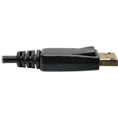 Eaton Tripp Lite Series Mini DisplayPort to DisplayPort Adapter Cable, 4K 60Hz (M/M), DP Latching Connector, Black, 3 ft. (0.9 m) — P583-003-BK